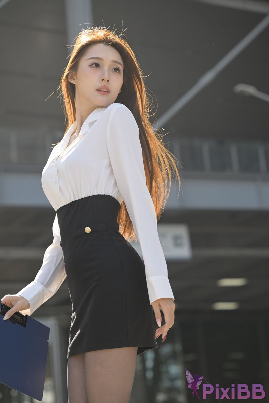 Featured Street Photography Works No.5496 Black stockings female secretary Xiao Guiyuan PixiBB.COM 097