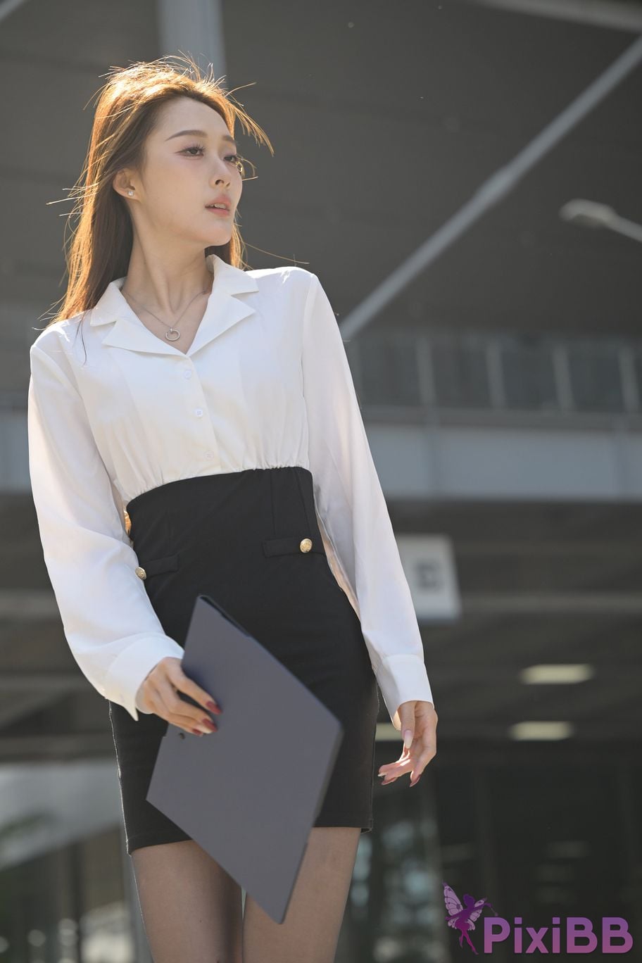 Featured Street Photography Works No.5496 Black stockings female secretary Xiao Guiyuan PixiBB.COM 098