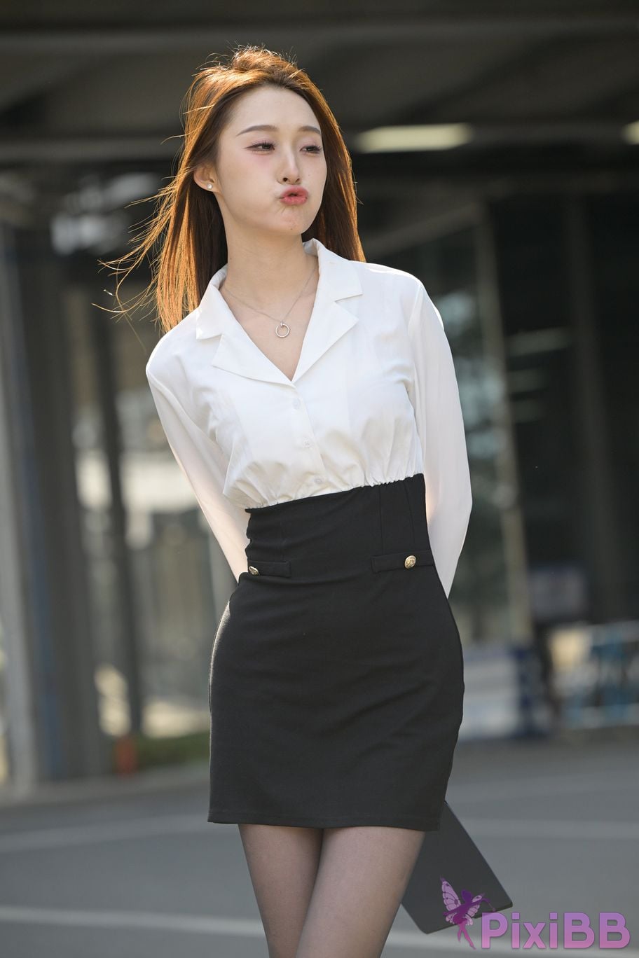 Featured Street Photography Works No.5496 Black stockings female secretary Xiao Guiyuan PixiBB.COM 137