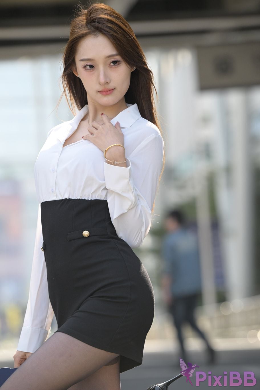 Featured Street Photography Works No.5496 Black stockings female secretary Xiao Guiyuan PixiBB.COM 178