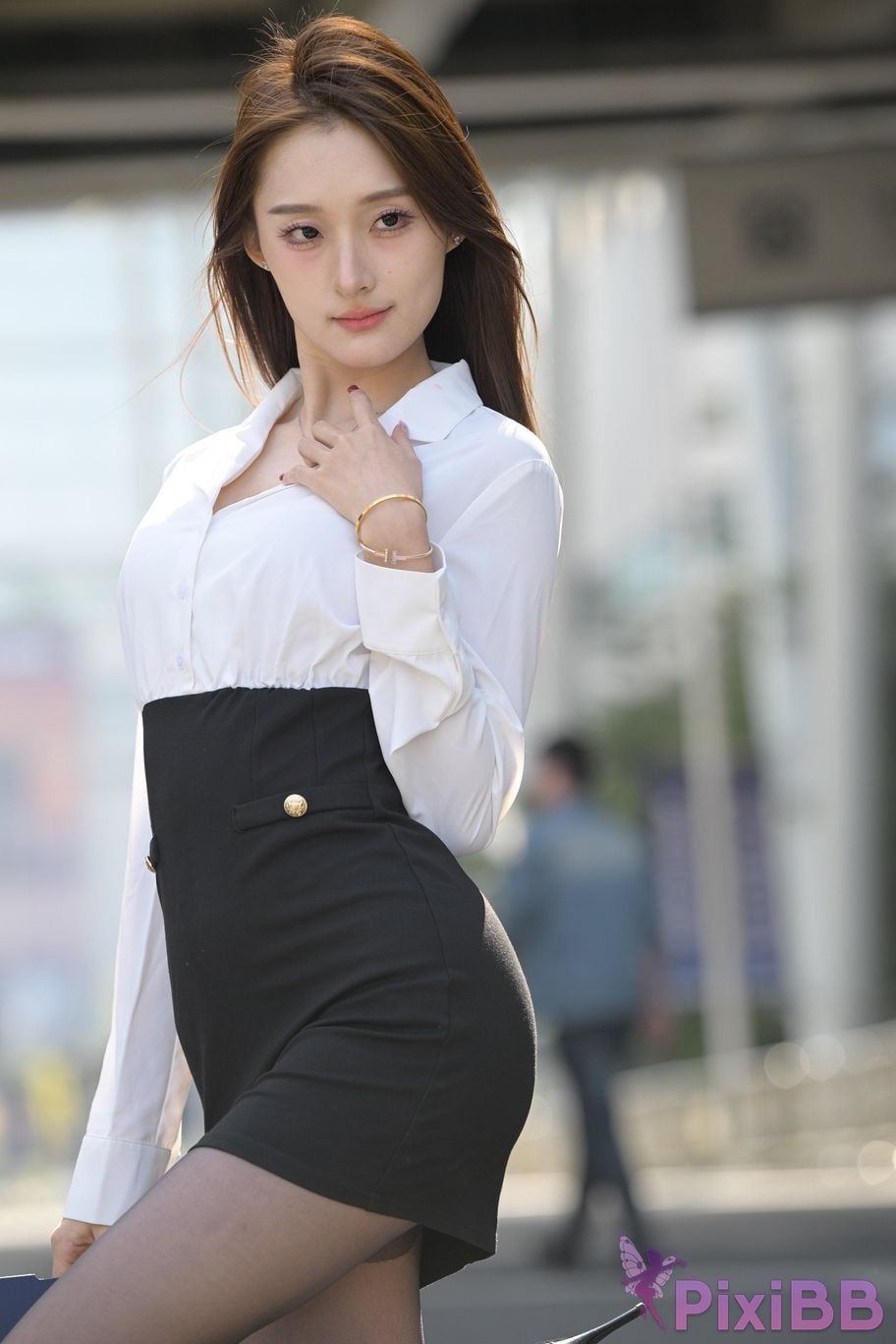 Featured Street Photography Works No.5496 Black stockings female secretary Xiao Guiyuan PixiBB.COM 179