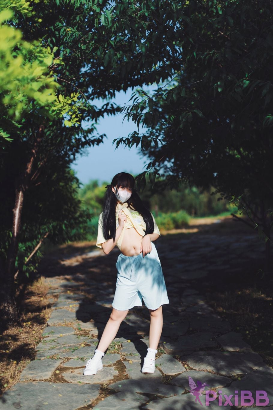 Private Photoshoot Rabbit who loves milk tea bubble summer 8K reveal diary PixiBB.COM 001