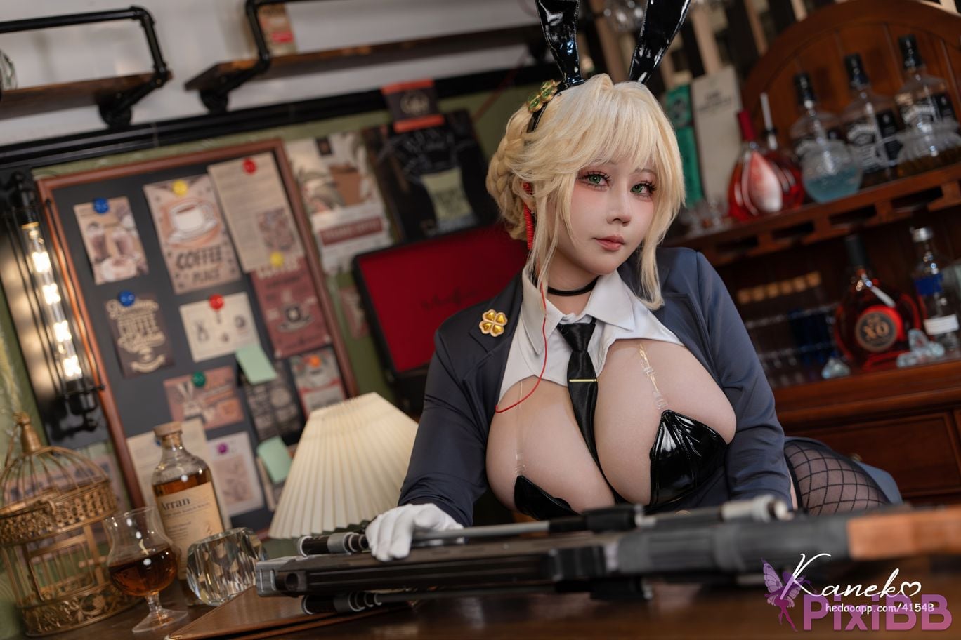 Cosplayer KANEKO Ka meow Nikke charity Agent Bunny PixiBB.COM 026
