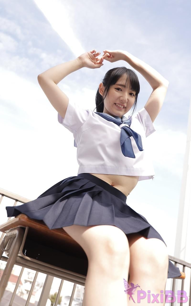 Japanese Idol Ai Kawana Those days Beautiful girl in uniform PixiBB.COM 002