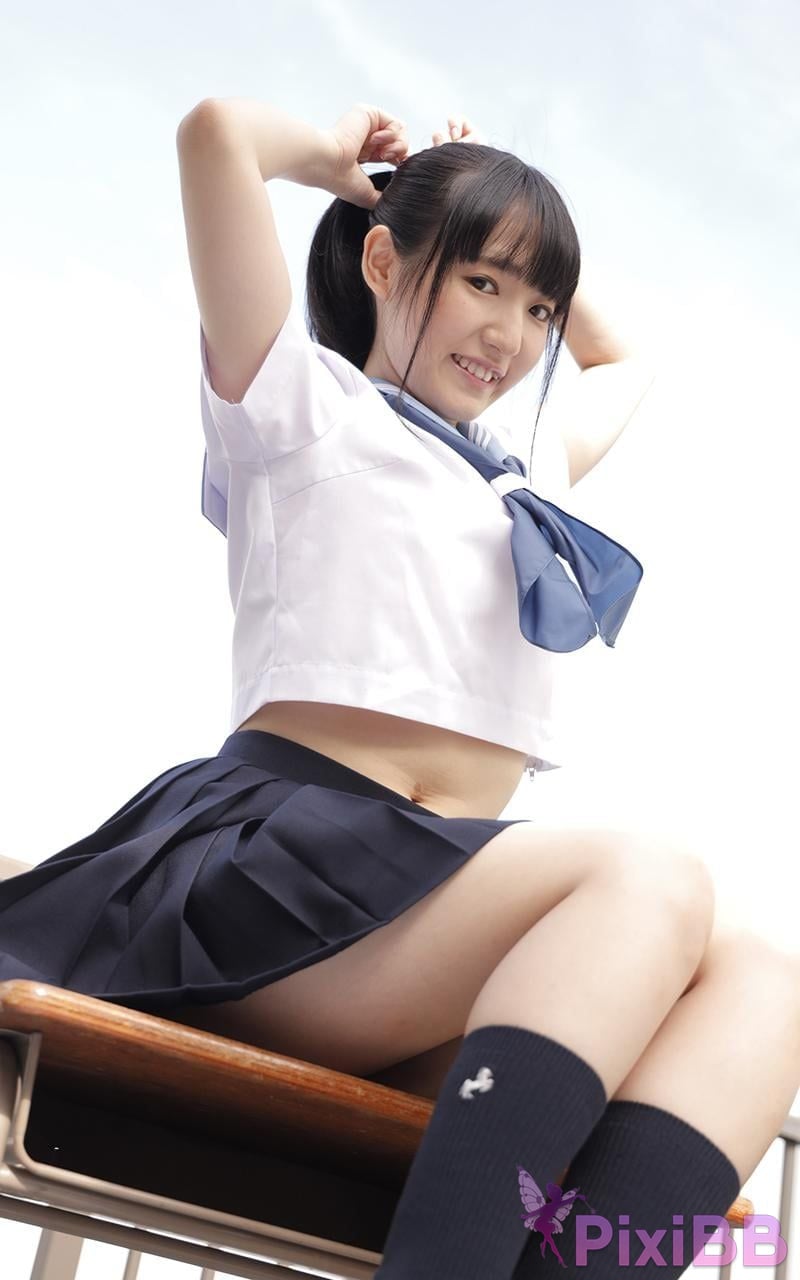 Japanese Idol Ai Kawana Those days Beautiful girl in uniform PixiBB.COM 005