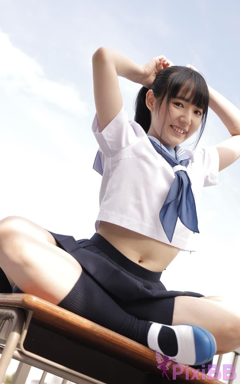 Japanese Idol Ai Kawana Those days Beautiful girl in uniform PixiBB.COM 006