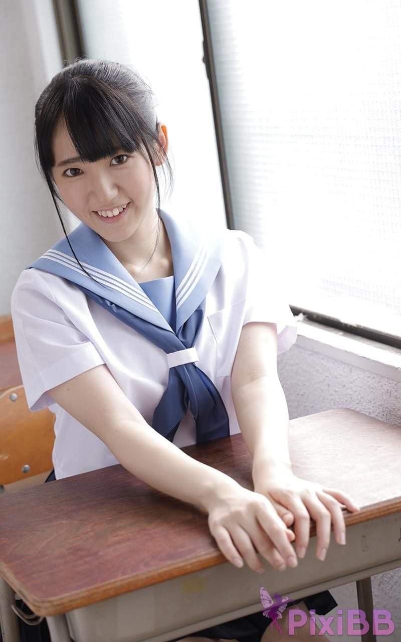 Japanese Idol Ai Kawana Those days Beautiful girl in uniform PixiBB.COM 009