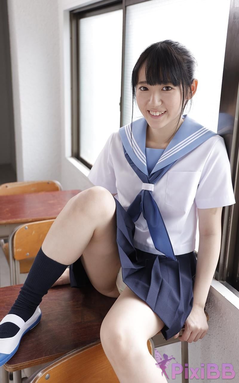 Japanese Idol Ai Kawana Those days Beautiful girl in uniform PixiBB.COM 030