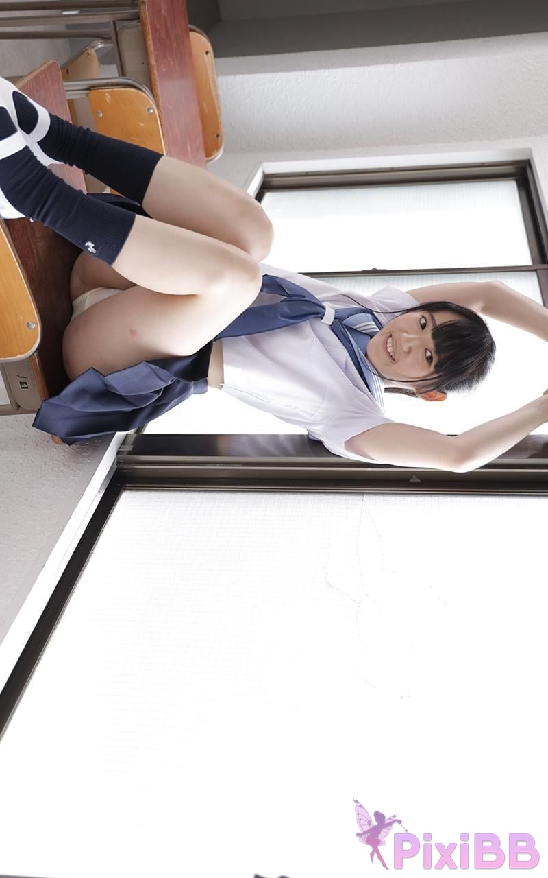 Japanese Idol Ai Kawana Those days Beautiful girl in uniform PixiBB.COM 035