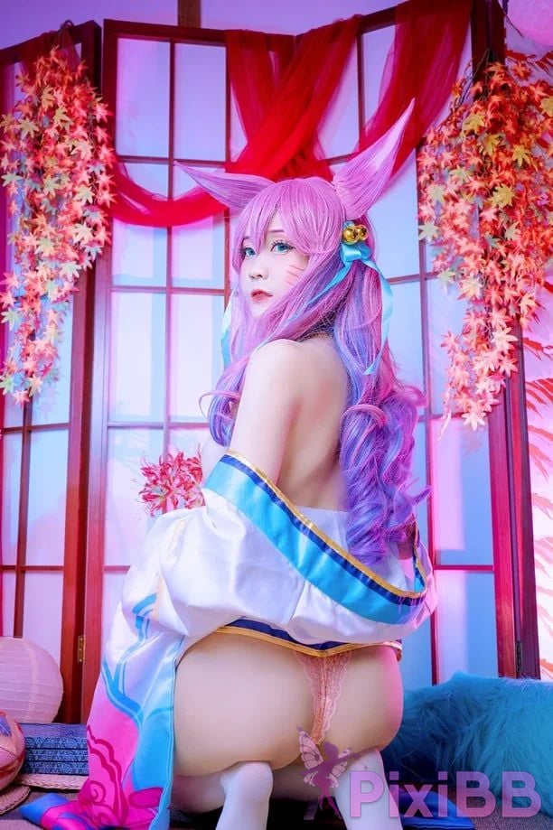 Hiino 雪月 Ahri Spirit Blossom PixiBB.COM 2
